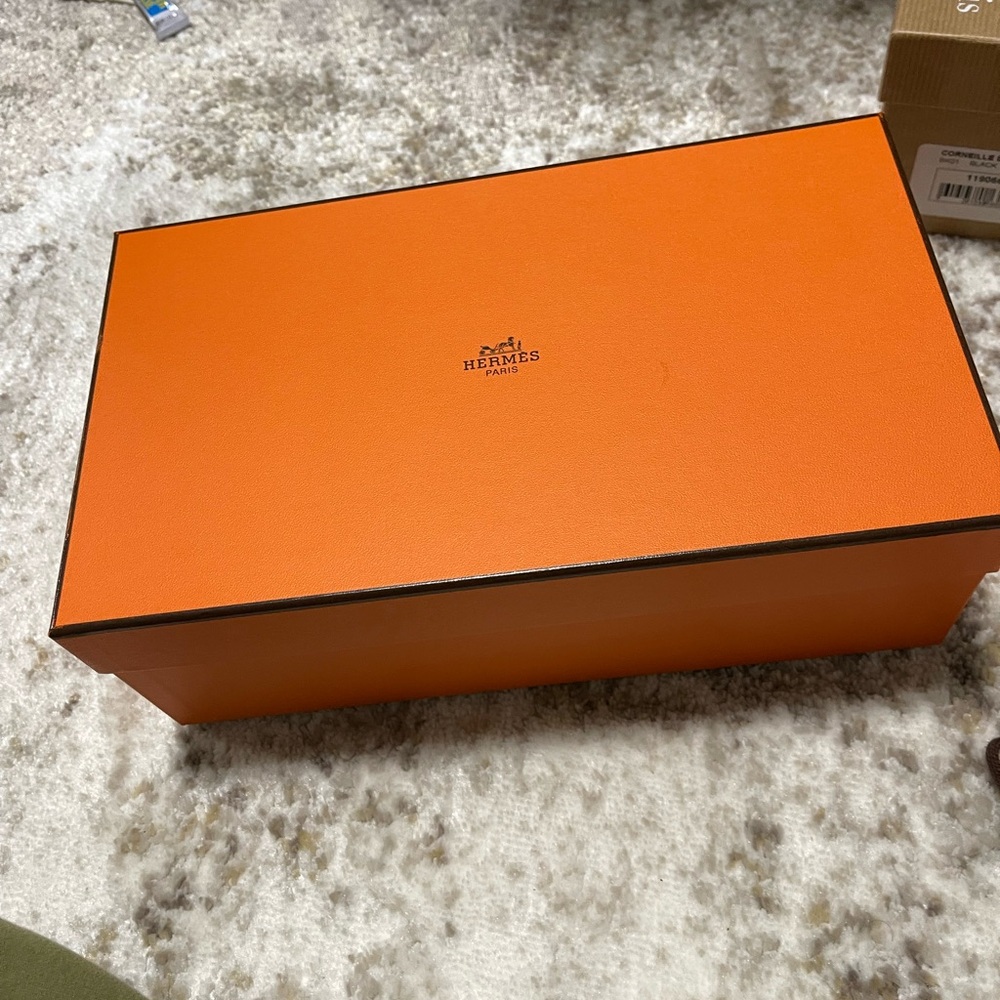 Hermes Etoupe Oasis Epsom calfskin Sandal - Picture 4 of 5